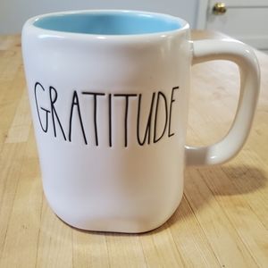 Gratitude rae dunn Coffee cup